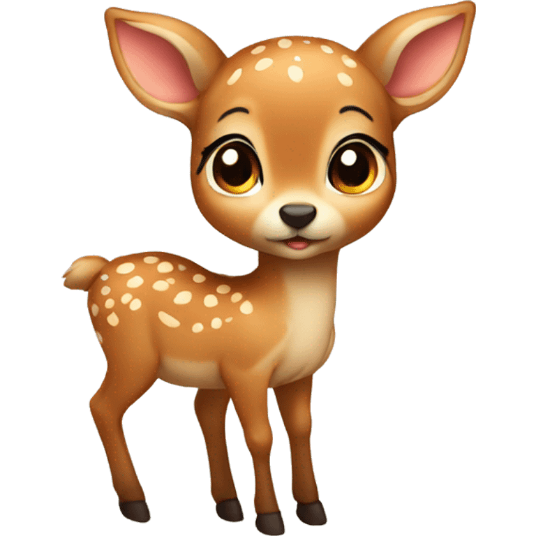 cute fawn emoji