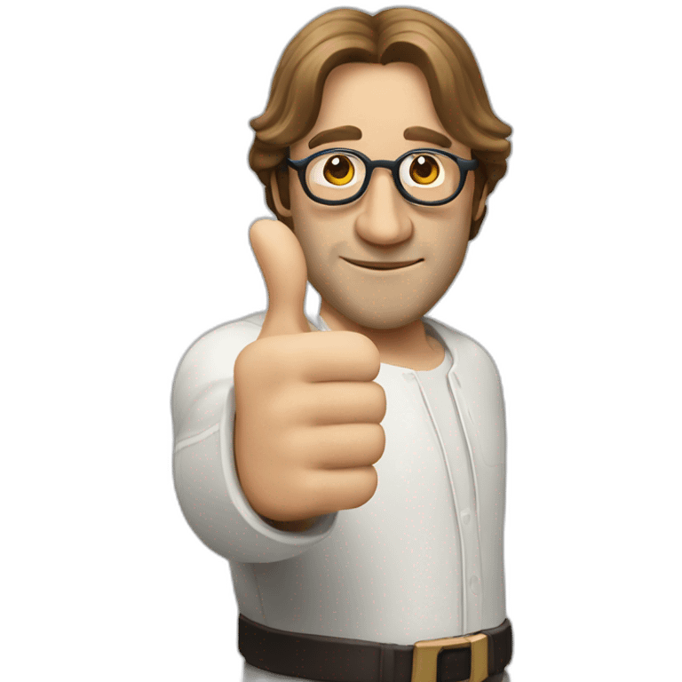 Jhon Lennon thumb Up emoji