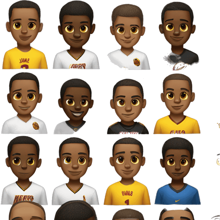 lebron james kids emoji