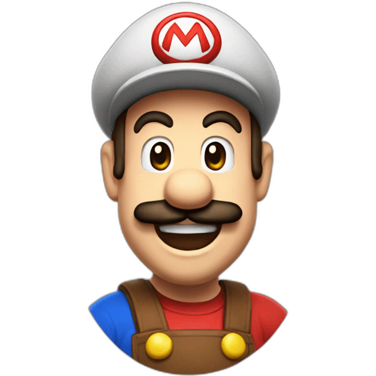 Mario happy emoji