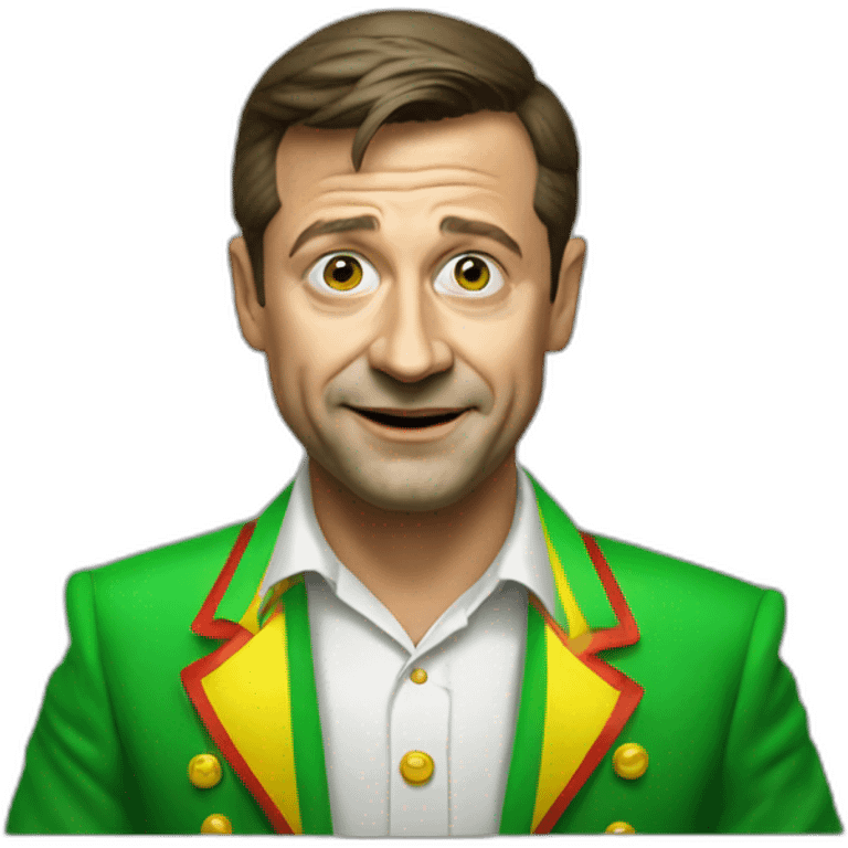 Zelensky war-clown emoji