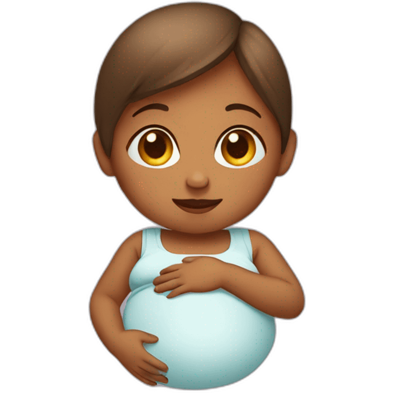 pregnant baby emoji