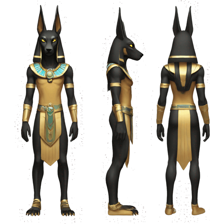 Anubis Full Body emoji