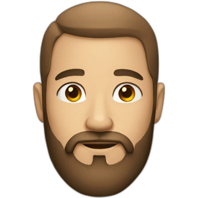 guy with  tatoo and beard emoji