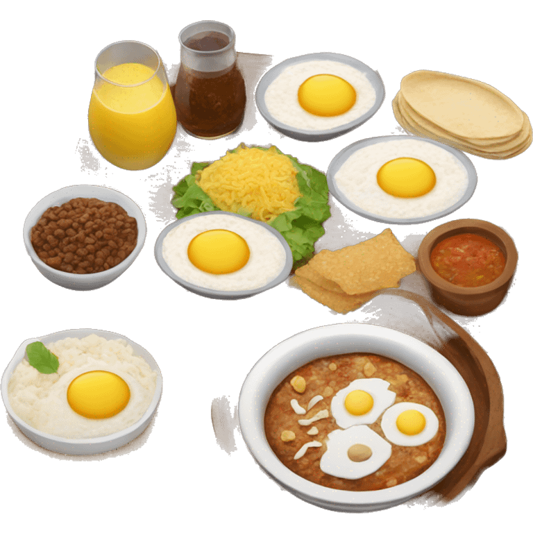 A Colombian typical food Bandeja Paisa emoji