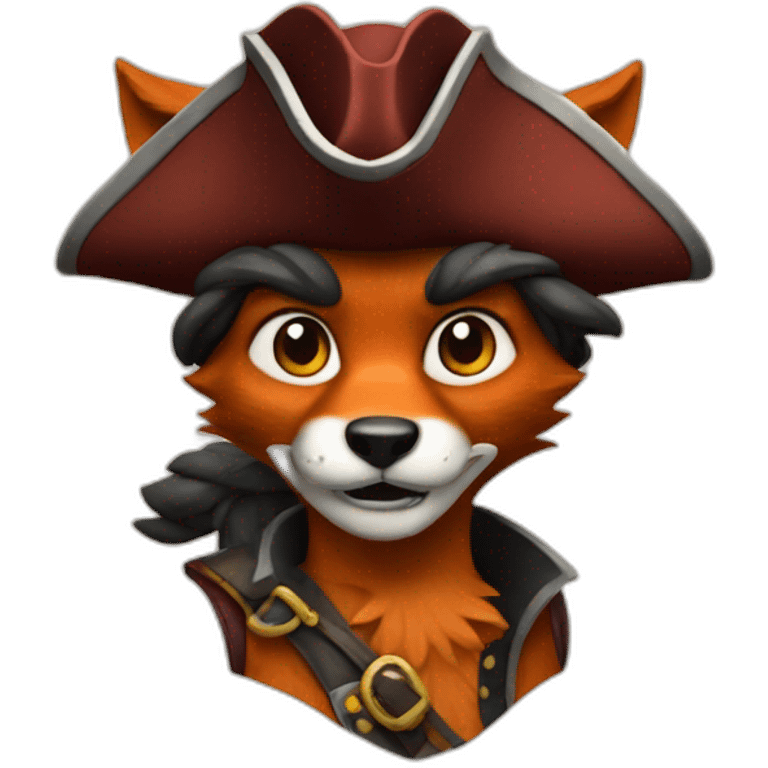 Foxy the pirate emoji