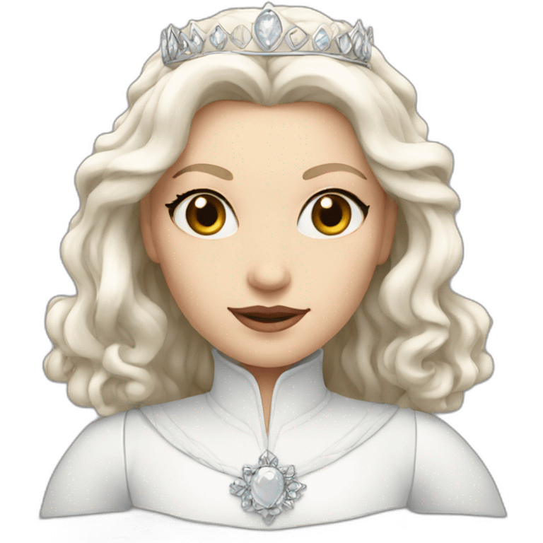 white queen emoji