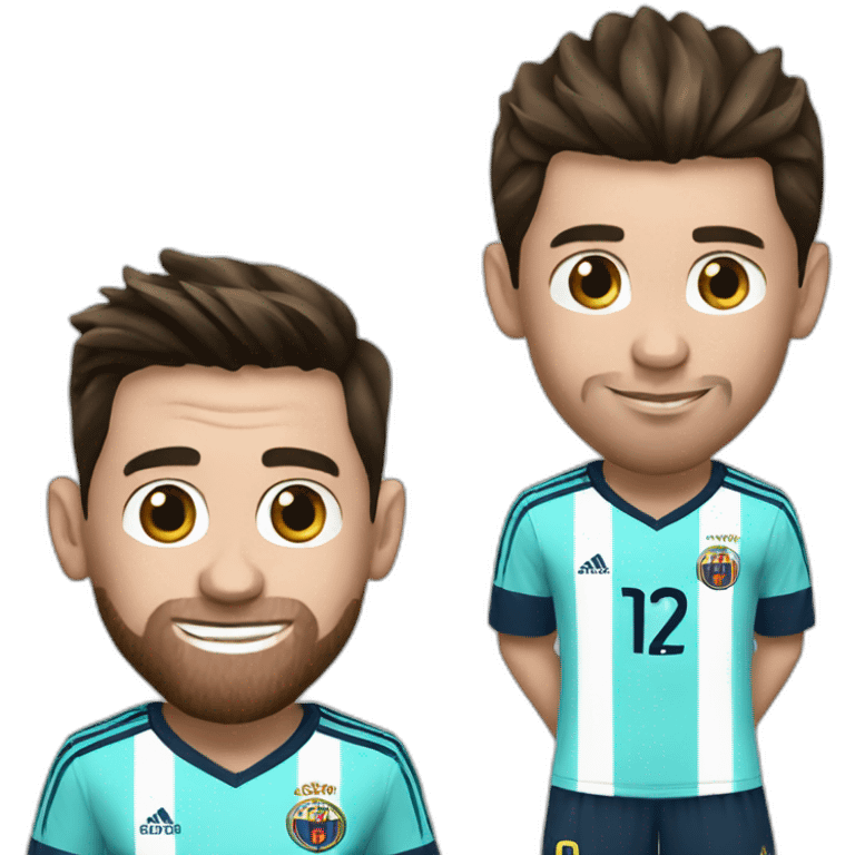 Messi and Ronaldo emoji