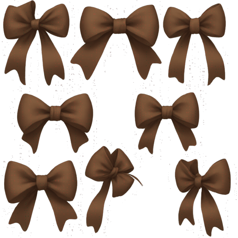 Brown Bows emoji