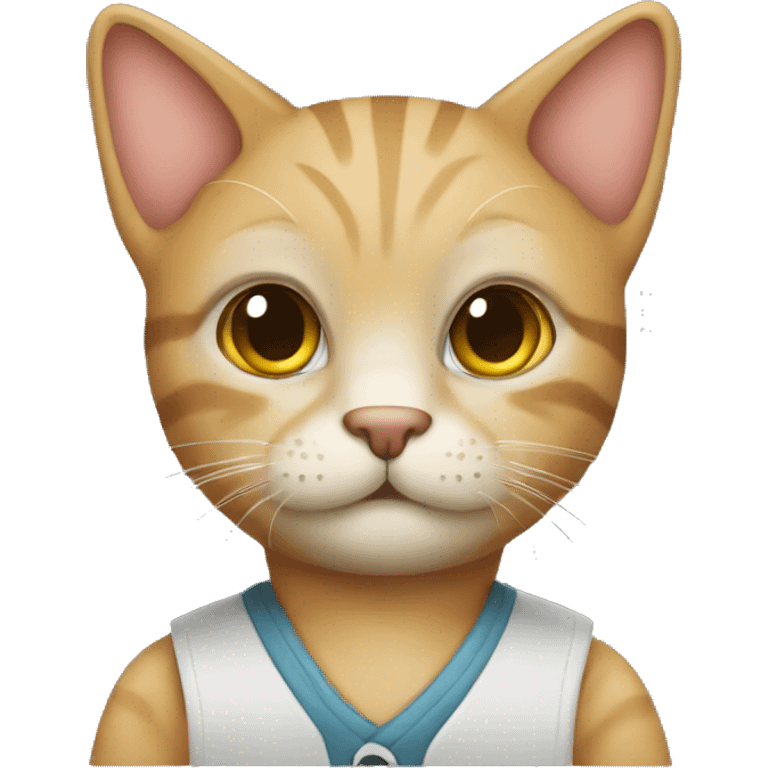 Cat student emoji