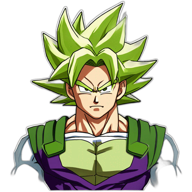 Super sayan Broly [Dragon ball super] emoji