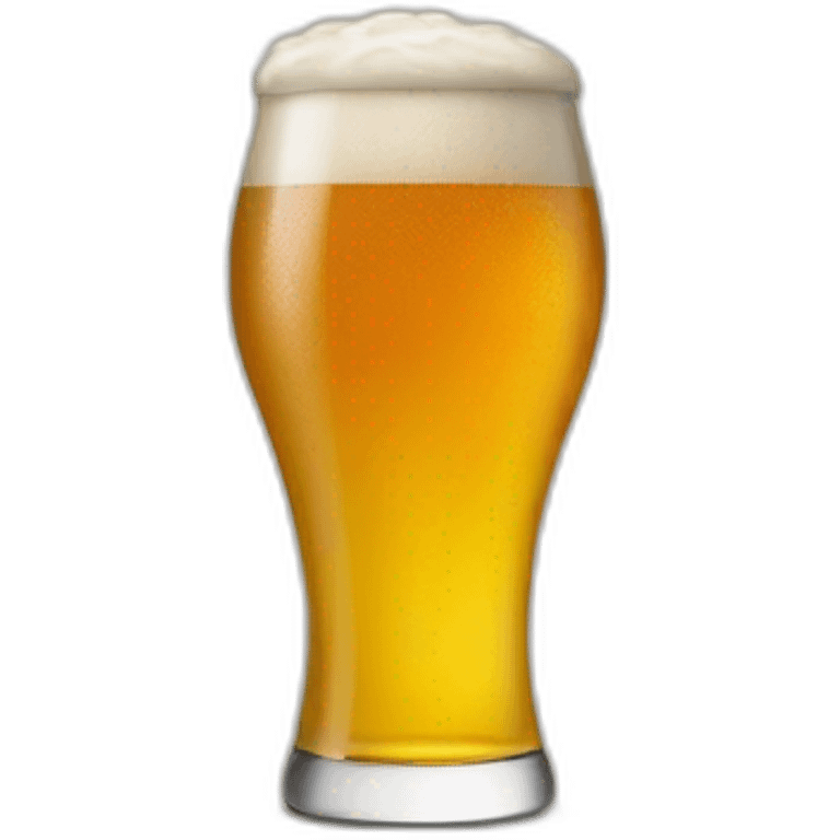 Hyperrealist Ipa beer emoji