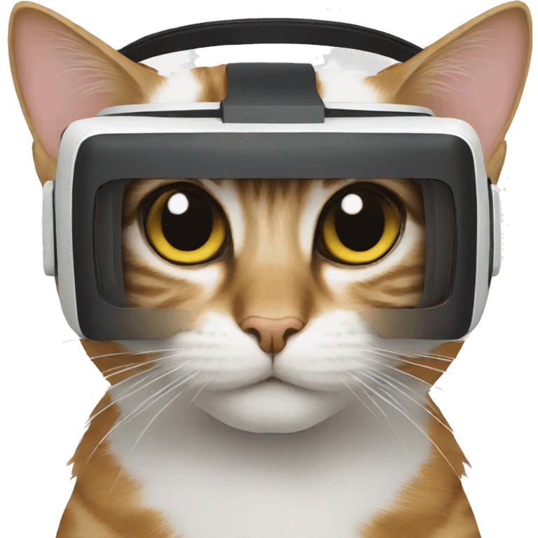 Cat With VR  emoji