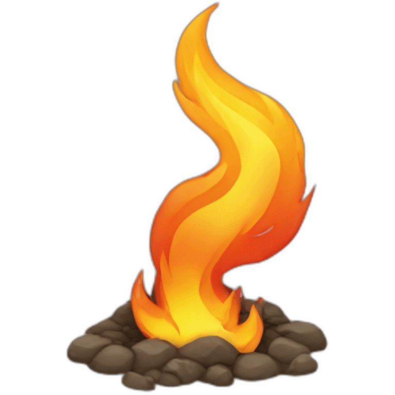 fire water wind and ground  emoji