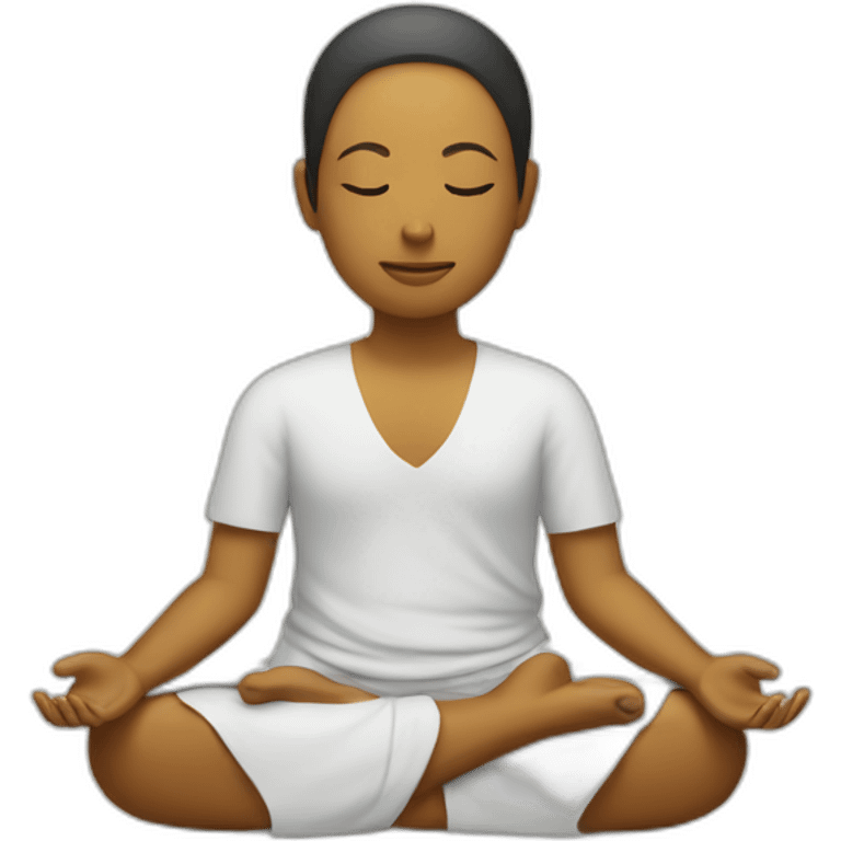 meditation calmness emoji