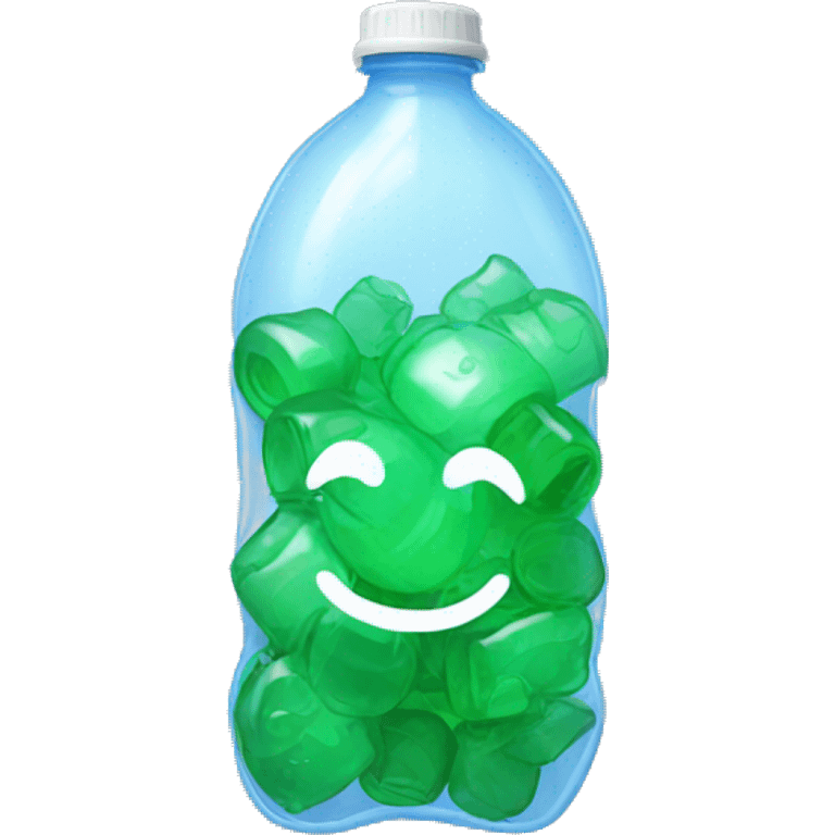 Crushed plastic bottle emoji