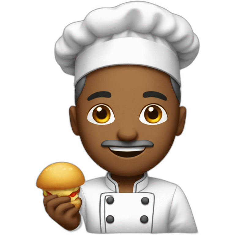 chef dando gracias emoji