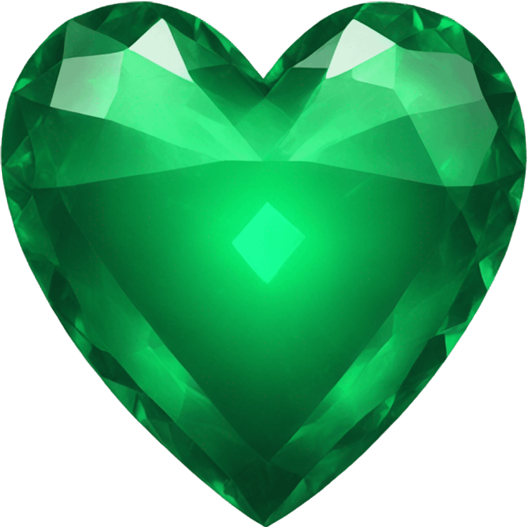 Emerald Green Heart  emoji