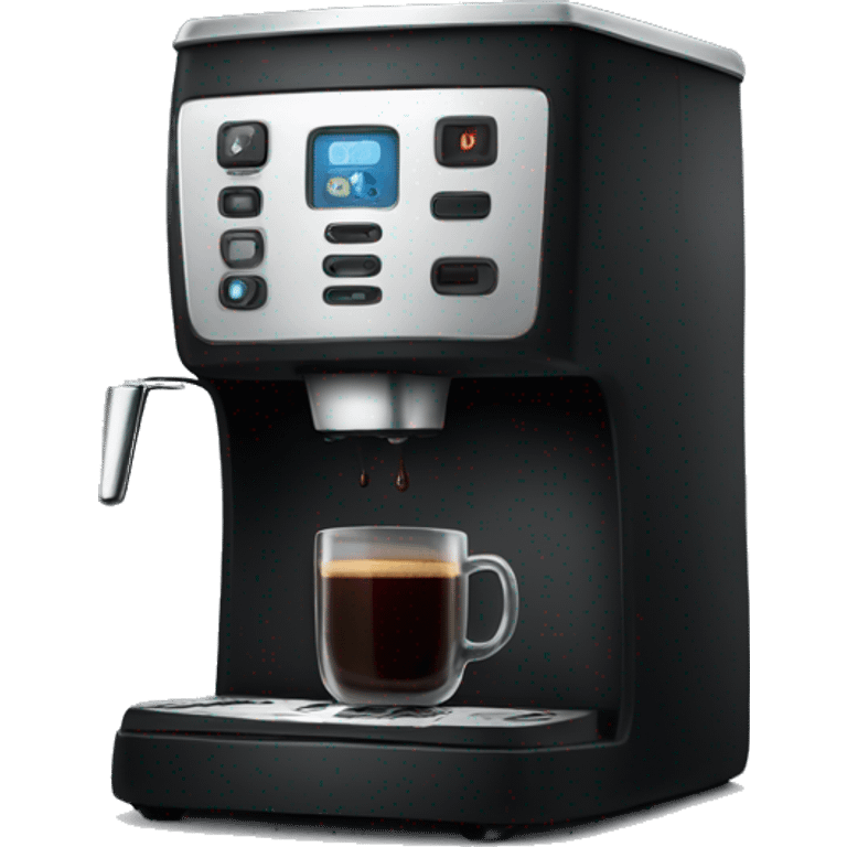 black coffee machine emoji