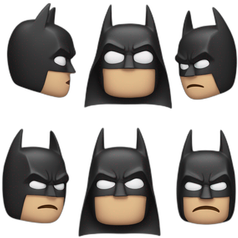 batman shrugging shoulders in confusion emoji