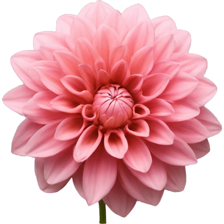 Pink Dahlia flower  emoji