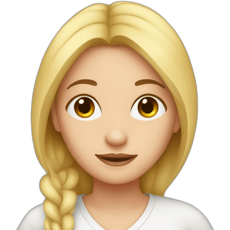 white woman planning pregnancy emoji