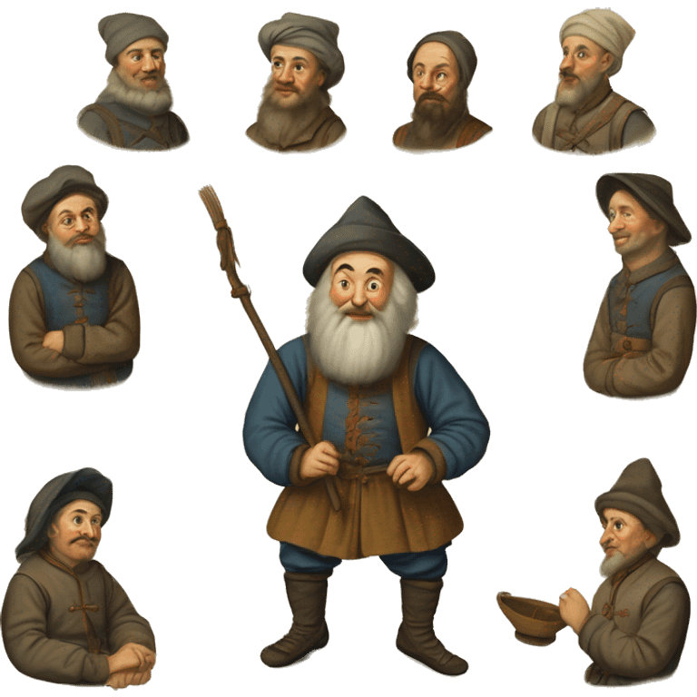 russian serfs 17th century emoji