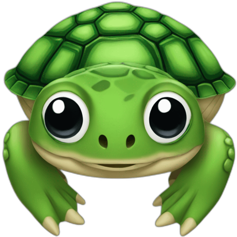 dos tortugas de agua pequeñas emoji