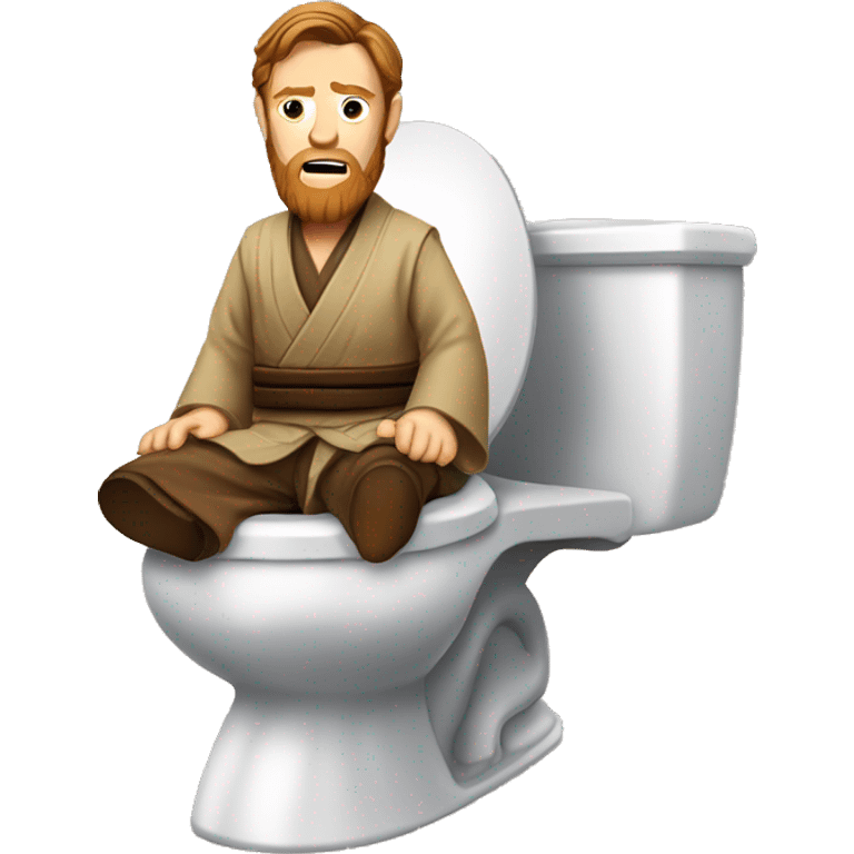 Obi-wan sitting on the toilet  emoji