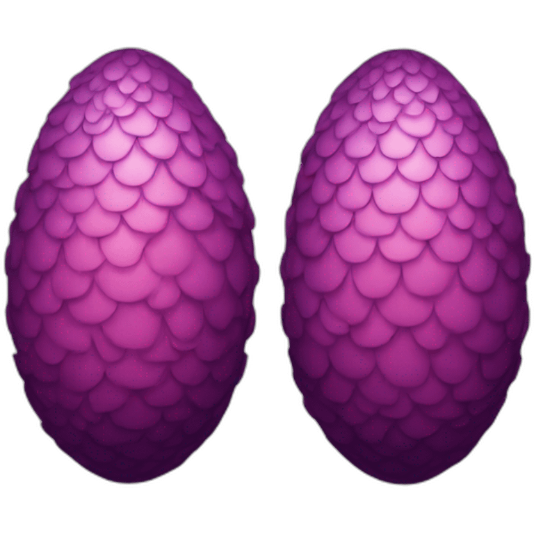 Dragon egg black emoji