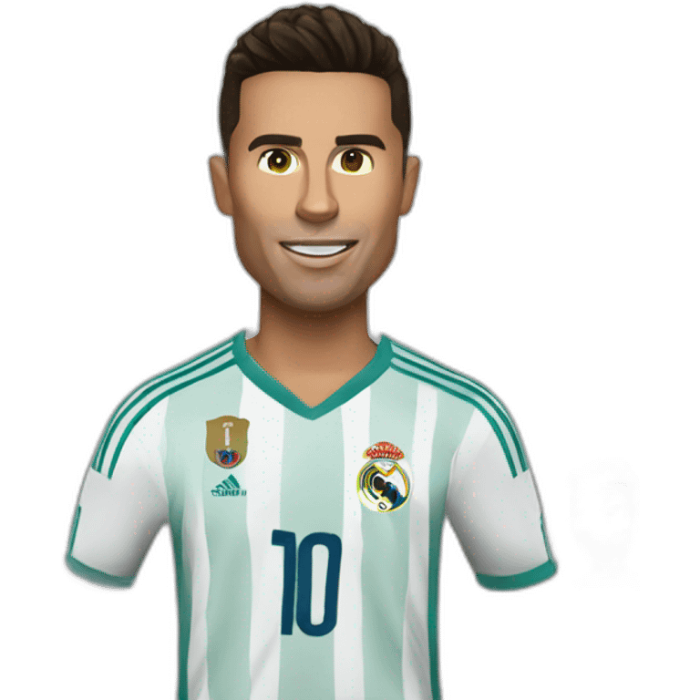 Ronaldo better than messi emoji