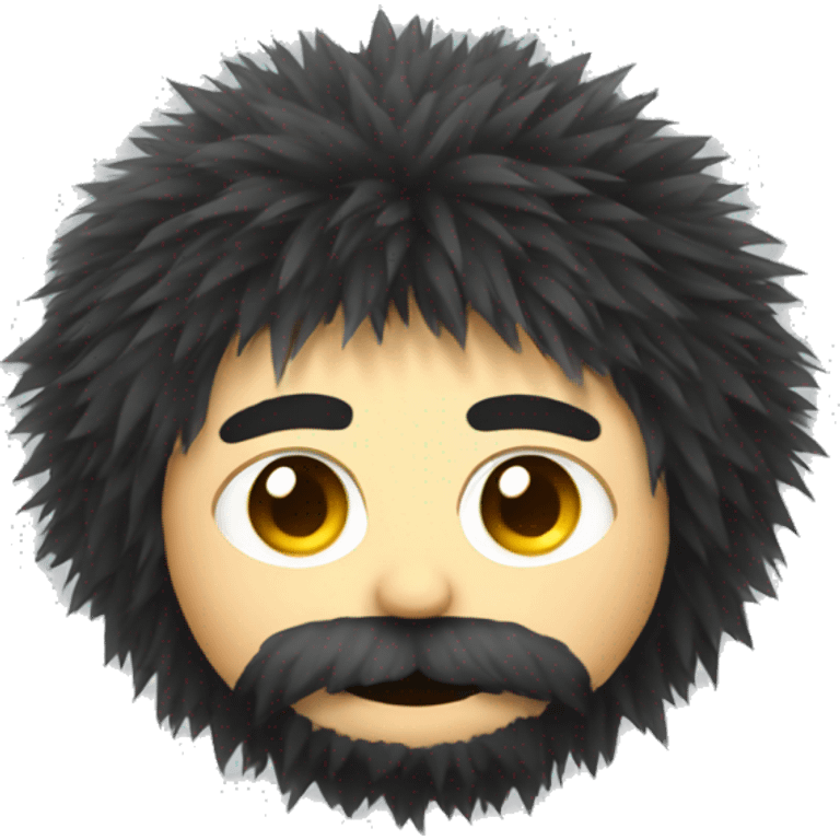 Hairy ball emoji