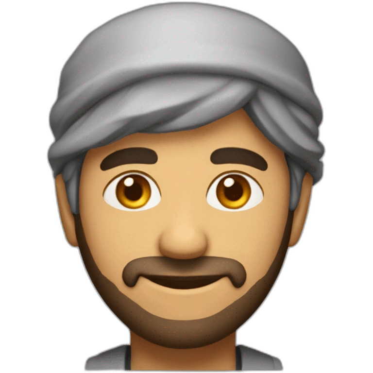 iraqui muslman guy developer with a shade after five emoji