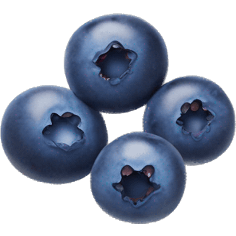 Blueberry’s on a plate authestetic emoji