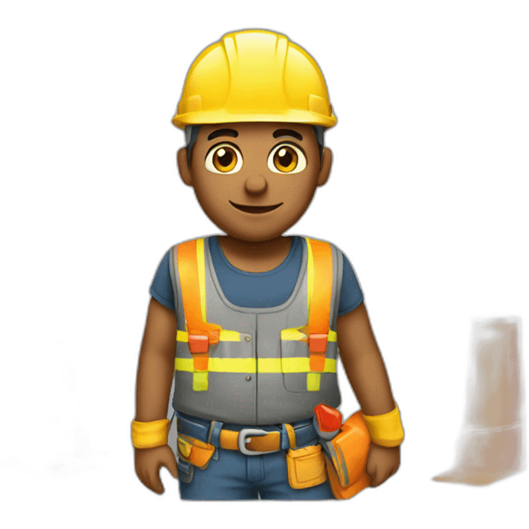 Construction worker emoji