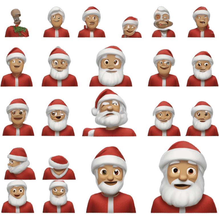 Un papá Noel  emoji