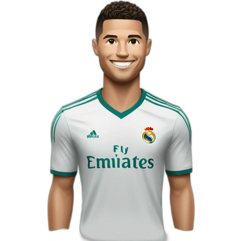 ronaldo happy emoji