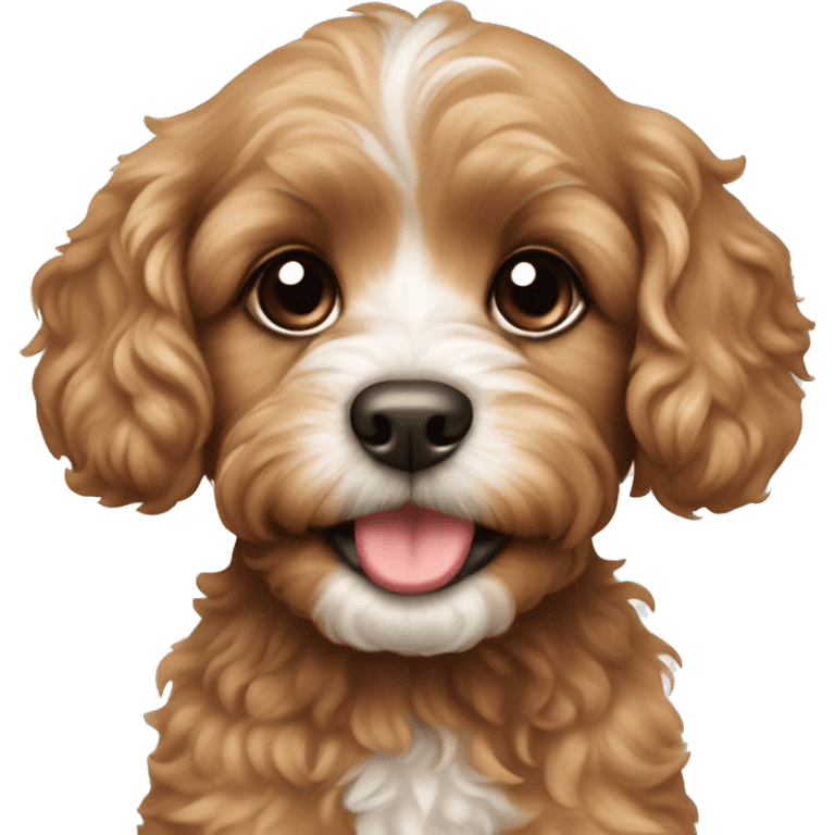 Cavoodle puppy emoji