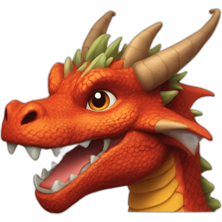 Dragon qui pete emoji