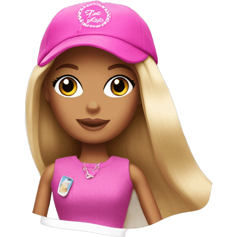 Barbie traveling emoji