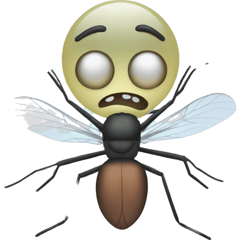 afraid of mosquitoes emoji