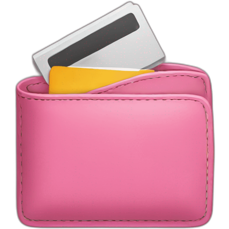 Empty pink wallet emoji