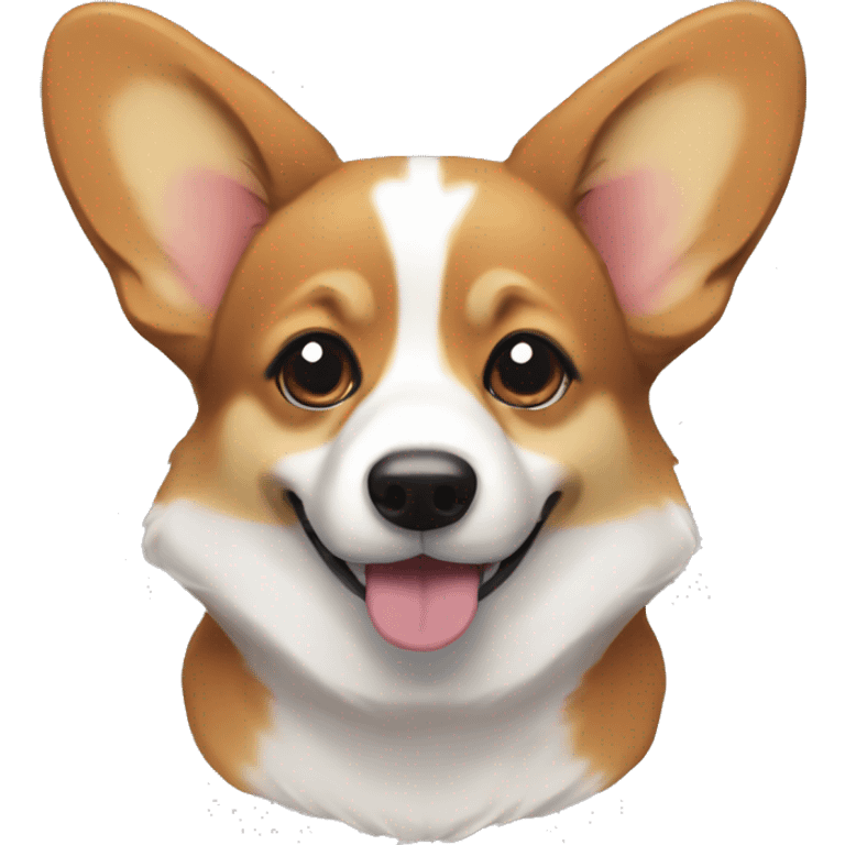 Tri color corgi emoji