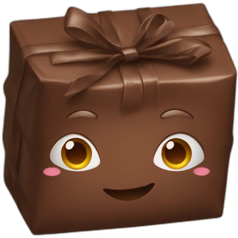 wrapped chocolate emoji