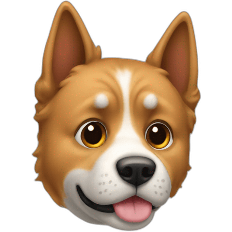 Chat qui fait un câlin à un chien emoji