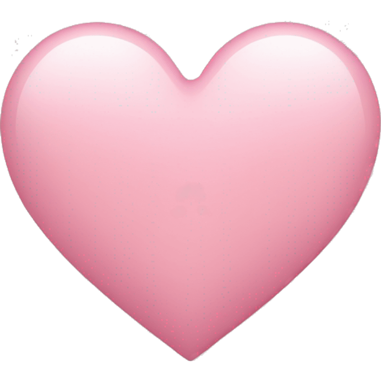 Light pink heart emoji