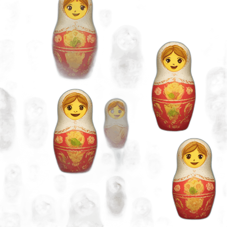 Russian dolls emoji