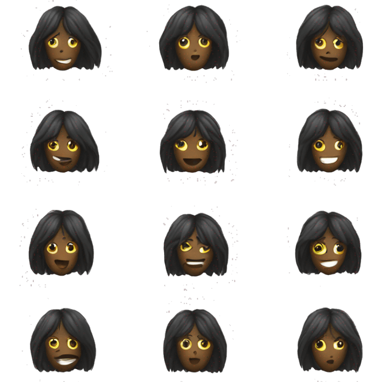 Un noir avec des locks qui danse emoji