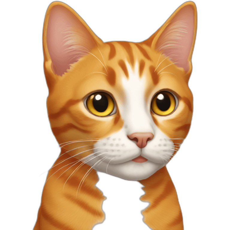 orange tabby cat emoji