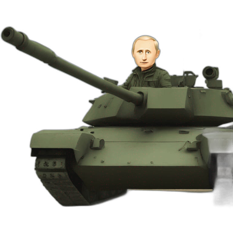 putin and the tank emoji